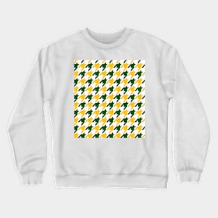 beautiful seamless geometric pattern with houndstooth Crewneck Sweatshirt